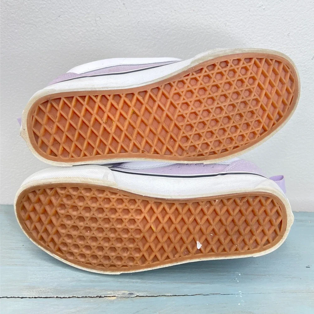 Vans Knu Skool Lavender Purple Suede Chunky Skate Shoes Womens 6 Mens 4.5 721356